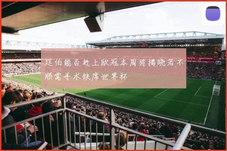 廷伯能否赶上欧冠本周将揭晓若不顺需手术缺席世界杯
